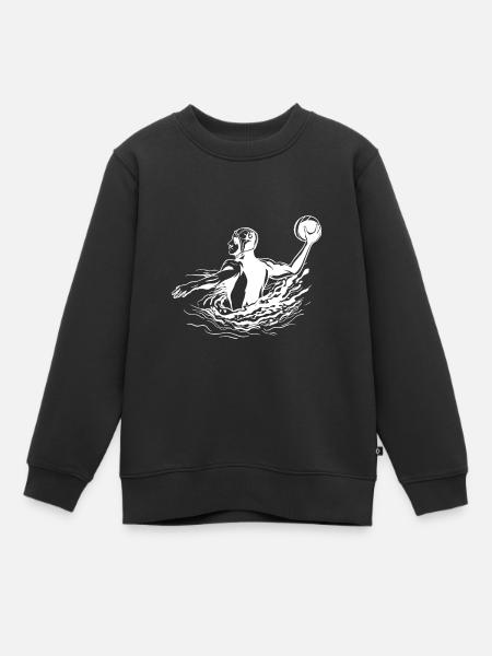 Wasserball - Kinder Premium Organic Sweatshirt - Schwarz