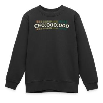 Besitzer CEO Motiv - Kinder Premium Organic Sweatshirt - Schwarz - Vorne - AI Model Kid Female (0cm)