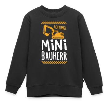 Bâtiment de la maison du client junior - Sweat Premium enfant bio - noir - Devant - AI Model Kid Female (0cm)