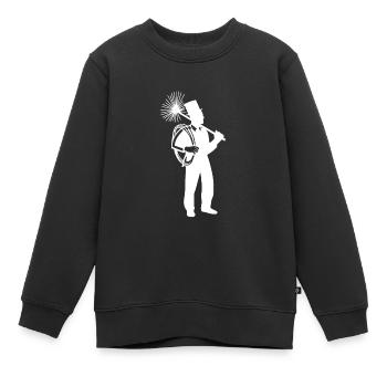 Schornsteinfeger - Kinder Premium Organic Sweatshirt - Schwarz - Vorne - AI Model Kid Female (0cm)