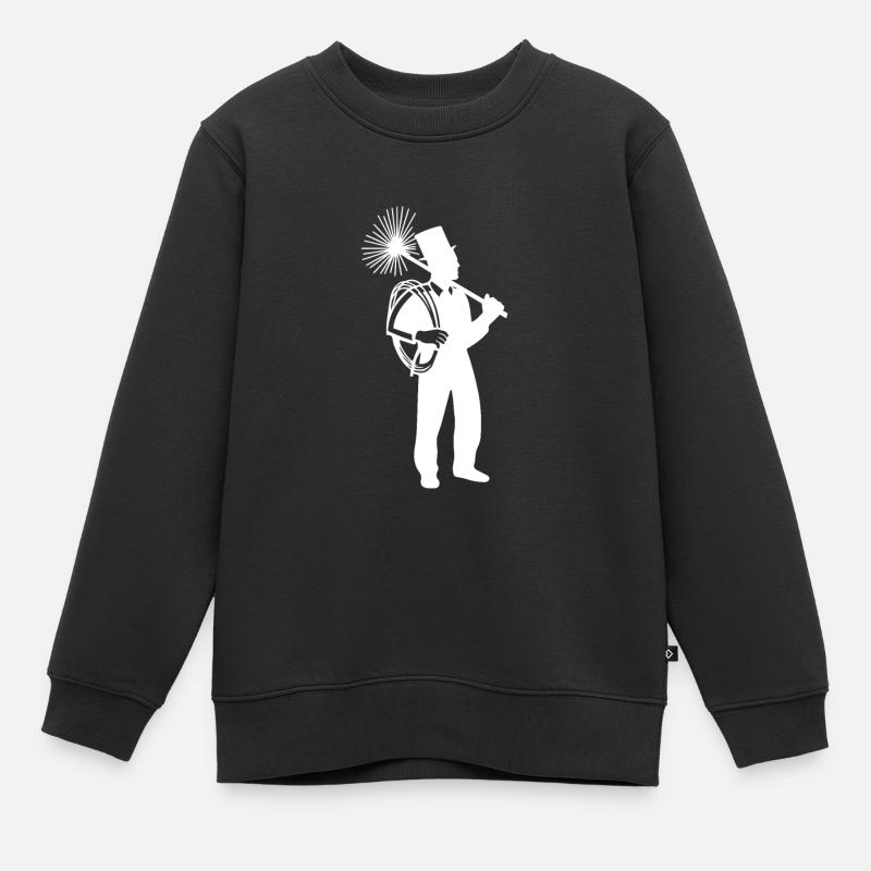 ramoneur - Sweat Premium enfant bio - noir