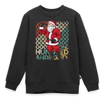 Retro Weihnachten 180 Triple 20 Darts Geschenk - Kinder Premium Organic Sweatshirt - Schwarz - Vorne - AI Model Kid Female (0cm)