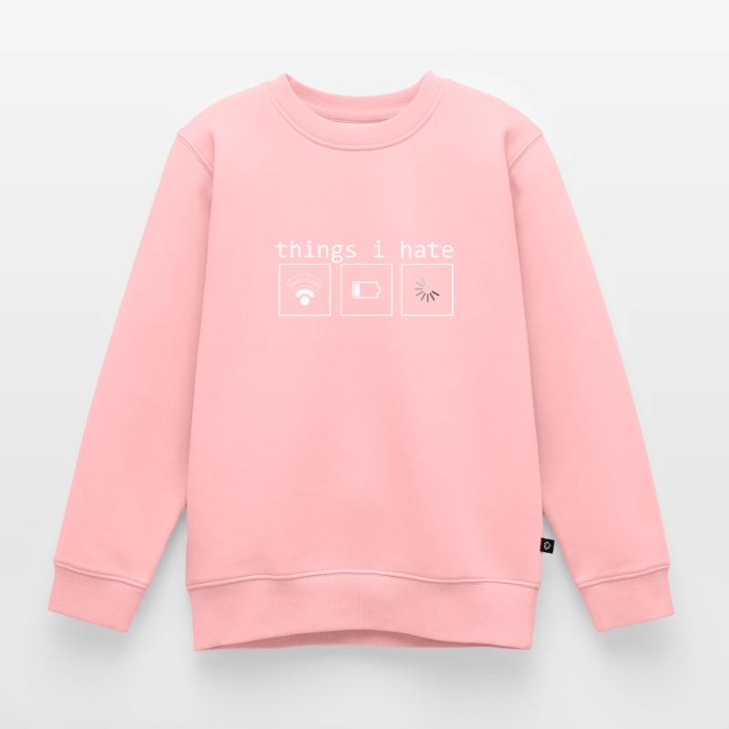 Programmeur Things I Hate Developer Soft Sweat Premium enfant bio