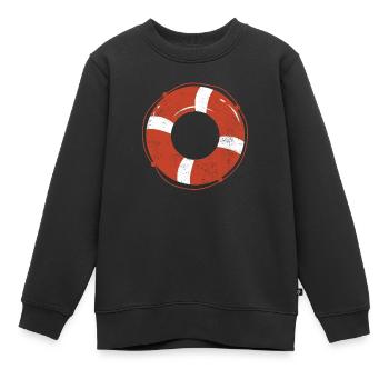 Sauveteur - Sweat Premium enfant bio - noir - Devant - AI Model Kid Female (0cm)