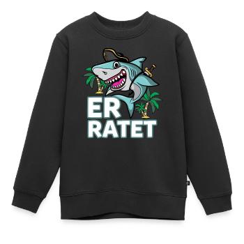 Hai Junggesellenabschied Heirat Hochzeit Bräutigam - Kinder Premium Organic Sweatshirt - Schwarz - Vorne - AI Model Kid Female (0cm)