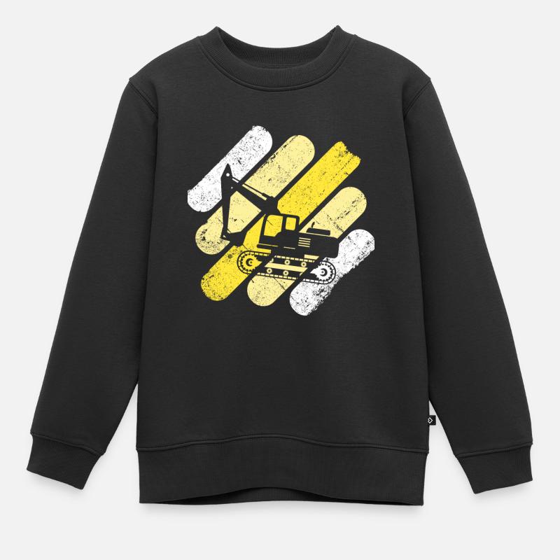 Bagger - Kinder Premium Organic Sweatshirt - Schwarz