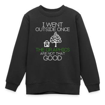 Programmeur Idée cadeau drôle - Sweat Premium enfant bio - noir - Devant - AI Model Kid Female (0cm)