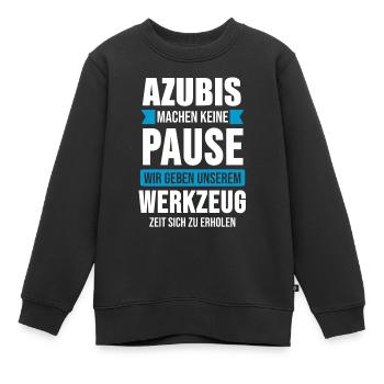 Azubi 2020 Lehrling Auszubildender Geschenk - Kinder Premium Organic Sweatshirt - Schwarz - Vorne - AI Model Kid Female (0cm)