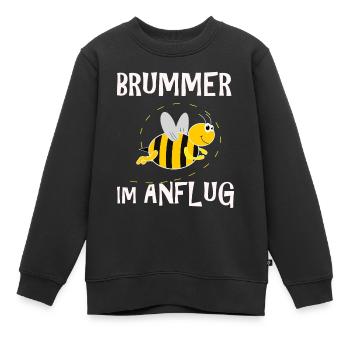 Brummer Im Anflug Pummel Hummel Imker Bienen Honig - Kinder Premium Organic Sweatshirt - Schwarz - Vorne - AI Model Kid Female (0cm)