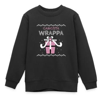 Lustige Weihnachtspullover - Kinder Premium Organic Sweatshirt - Schwarz - Vorne - AI Model Kid Female (0cm)