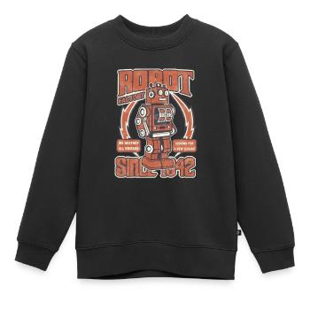 Cadeau de technologie de robots d'usine de robot - Sweat Premium enfant bio - noir - Devant - AI Model Kid Female (0cm)