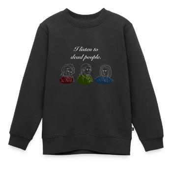 Musique classique Musique Classique Instrument Cadeau - Sweat Premium enfant bio - noir - Devant - AI Model Kid Female (0cm)