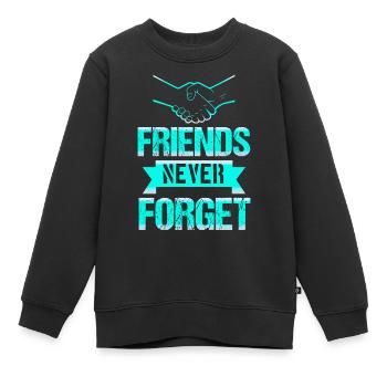 Meilleurs amis meilleurs amis - Sweat Premium enfant bio - noir - Devant - AI Model Kid Female (0cm)