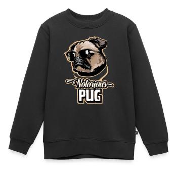 Articles de carlin Cadeaux de carlin Carlin - Sweat Premium enfant bio - noir - Devant - AI Model Kid Female (0cm)