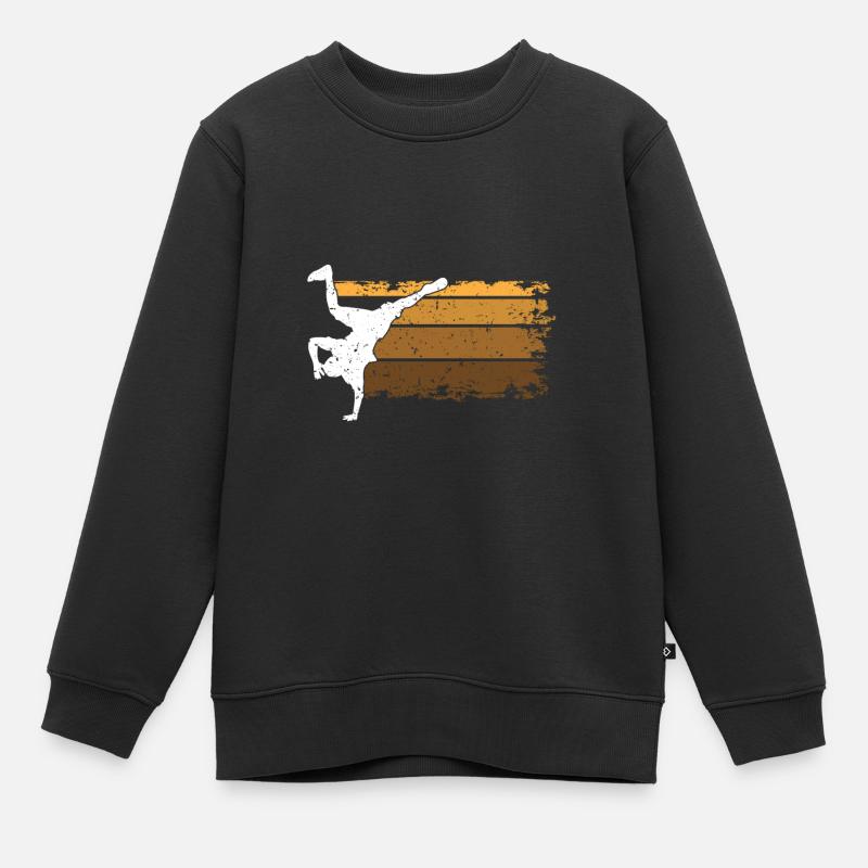 Enfants de breakdance - Sweat Premium enfant bio - noir