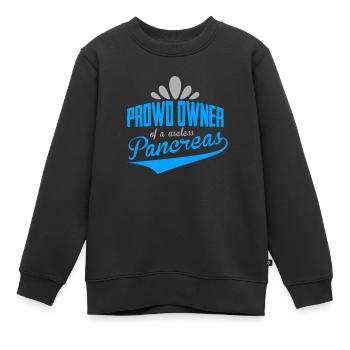 Diabetes Diabetiker Pankreas Insulin - Kinder Premium Organic Sweatshirt - Schwarz - Vorne - AI Model Kid Female (0cm)