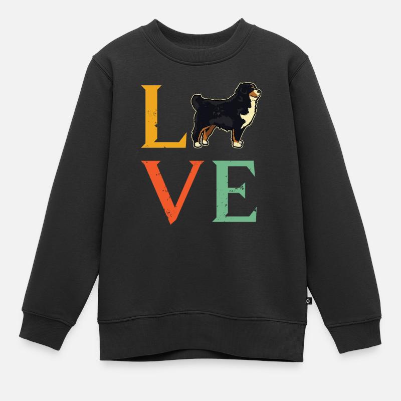Chemise Bouvier Bernois - Bouvier Bernois - Sweat Premium enfant bio - noir