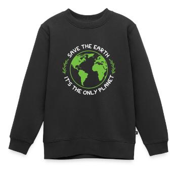 Protection du climat Protection de la nature - Sweat Premium enfant bio - noir - Devant - AI Model Kid Female (0cm)