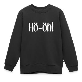 HÖ ÖH - Siegerländer Wittgensteiner Platt Siegen - Kinder Premium Organic Sweatshirt - Schwarz - Vorne - AI Model Kid Female (0cm)