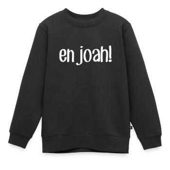 EN JOAH - Siegerländer Wittgensteiner Platt Siegen - Kinder Premium Organic Sweatshirt - Schwarz - Vorne - AI Model Kid Female (0cm)