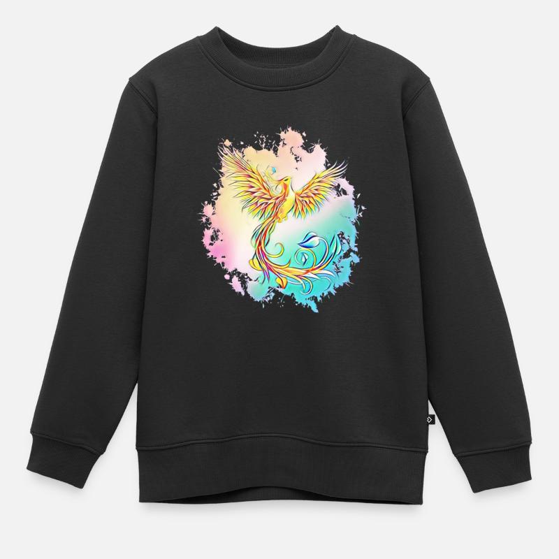 Phönix - Kinder Premium Organic Sweatshirt - Schwarz