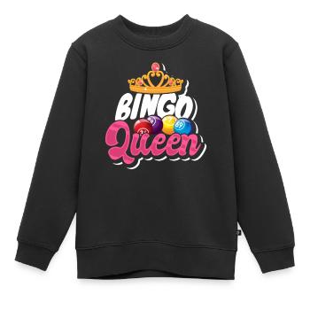 Bingo - Kinder Premium Organic Sweatshirt - Schwarz - Vorne - AI Model Kid Female (0cm)