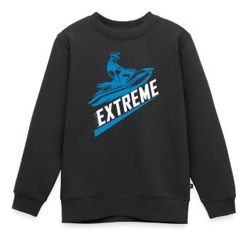 Jetski Jetski accessoires jet ski enfants - Sweat Premium enfant bio - noir - Devant - AI Model Kid Female (0cm)