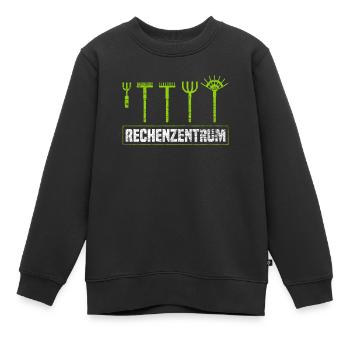 Gärtner Gartenbau Geschenk - Kinder Premium Organic Sweatshirt - Schwarz - Vorne - AI Model Kid Female (0cm)