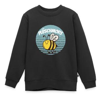 Plüschmors - Plattdeutsch Norddeutschland - Kinder Premium Organic Sweatshirt - Schwarz - Vorne - AI Model Kid Female (0cm)