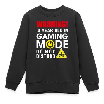 10th Birthday Gift For Boys & Girls 10 Year Old Fu - Kinder Premium Organic Sweatshirt - Schwarz - Vorne - AI Model Kid Female (0cm)