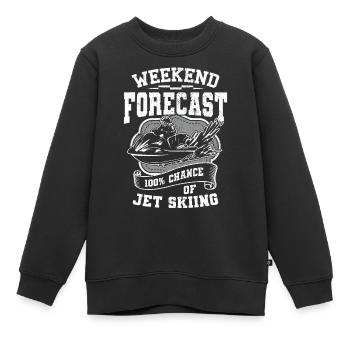 Conception de jet ski pour les conducteurs de jet ski - Sweat Premium enfant bio - noir - Devant - AI Model Kid Female (0cm)