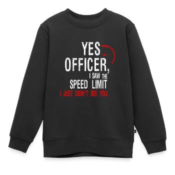 Auto Guy Shirt - Kinder Premium Organic Sweatshirt - Schwarz - Vorne - AI Model Kid Female (0cm)