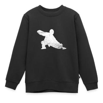 Tai-Chi-Kampfkunst - Kinder Premium Organic Sweatshirt - Schwarz - Vorne - AI Model Kid Female (0cm)