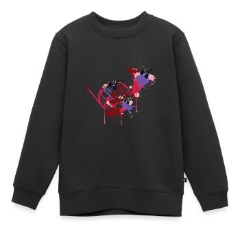 French Horn - Kinder Premium Organic Sweatshirt - Schwarz - Vorne - AI Model Kid Female (0cm)