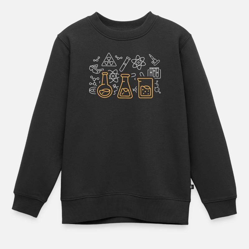 Chimie - Sweat Premium enfant bio - noir