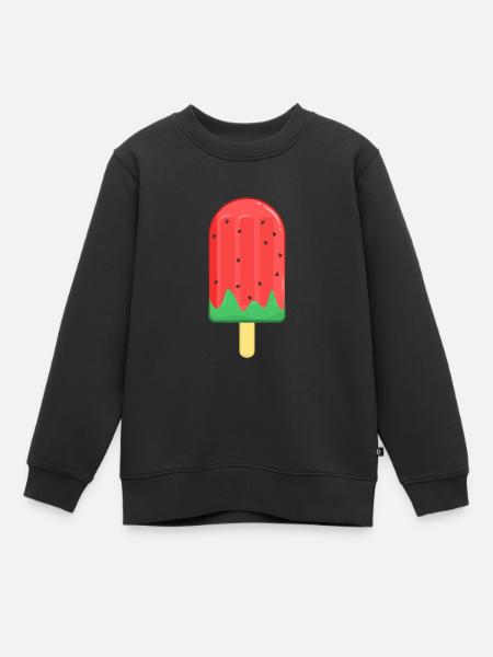 Sommer Eis - Kinder Premium Organic Sweatshirt - Schwarz