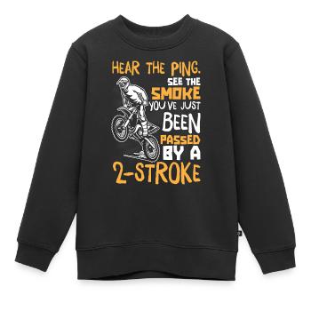 Motocross Motocross Femmes Motocross - Sweat Premium enfant bio - noir - Devant - AI Model Kid Female (0cm)