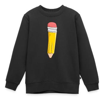 Inscription à l'école Pen - Sweat Premium enfant bio - noir - Devant - AI Model Kid Female (0cm)