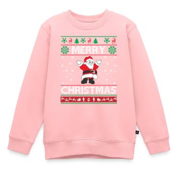 Ugly Christmas - Kinder Premium Organic Sweatshirt - Rosa - Vorne - AI Model Kid Female (0cm)