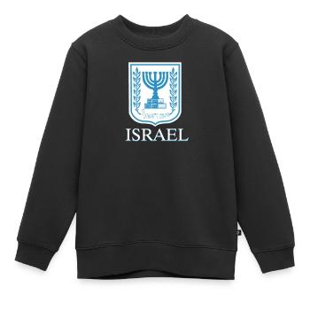 Israël Tsahal Mossad Menorah Tel Aviv Gift - Sweat Premium enfant bio - noir - Devant - AI Model Kid Female (0cm)