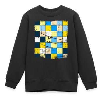 Planeur pilote planeur planeur volant - Sweat Premium enfant bio - noir - Devant - AI Model Kid Female (0cm)