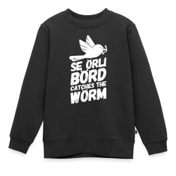 Denglisch Alman Vogel - Kinder Premium Organic Sweatshirt - Schwarz - Vorne - AI Model Kid Female (0cm)
