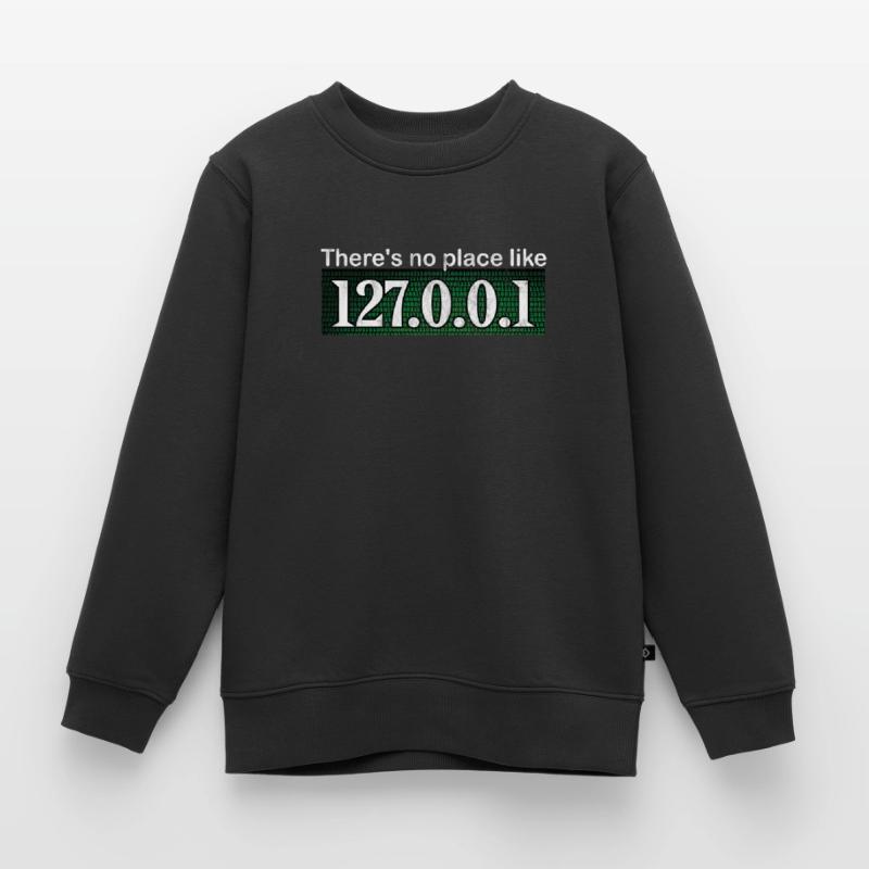 Informatik Hacker Programmierer Binär PC Computer Kinder Premium Organic Sweatshirt