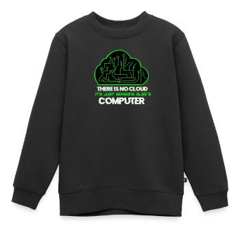 Cloud Administrator Systemadministrator Geschenk - Kinder Premium Organic Sweatshirt - Schwarz - Vorne - AI Model Kid Female (0cm)