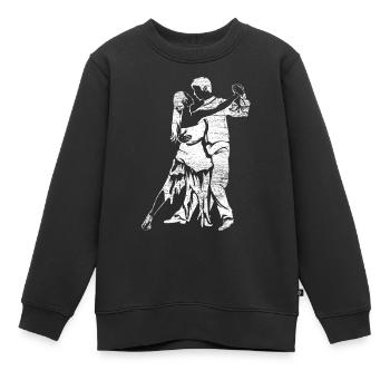Danse Tango - Sweat Premium enfant bio - noir - Devant - AI Model Kid Female (0cm)
