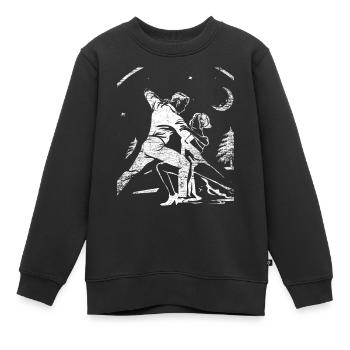 Danse Tango - Sweat Premium enfant bio - noir - Devant - AI Model Kid Female (0cm)