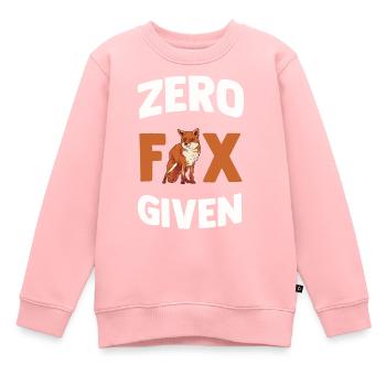 Fuchs - Kinder Premium Organic Sweatshirt - Rosa - Vorne - AI Model Kid Female (0cm)