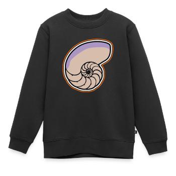 Fossilien Fossil Geologie - Kinder Premium Organic Sweatshirt - Schwarz - Vorne - AI Model Kid Female (0cm)