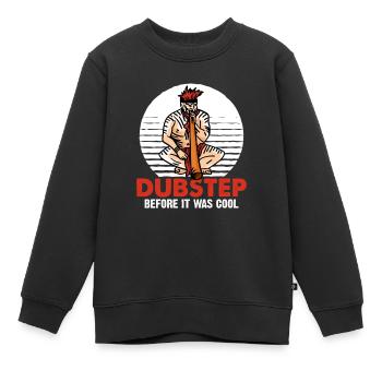 Didgeridoo Dubstep avant que ce soit cool - Sweat Premium enfant bio - noir - Devant - AI Model Kid Female (0cm)