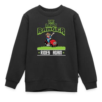 The Lawn Ranger Rides Again - Kinder Premium Organic Sweatshirt - Schwarz - Vorne - AI Model Kid Female (0cm)
